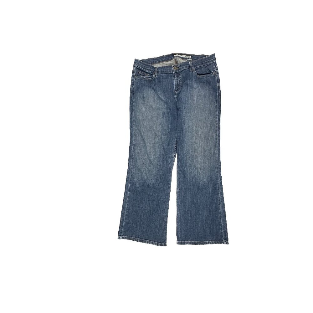 DKNY Soho jean Bootcut Women's size‎ 14P Dark Wash Blue Denim Jeans